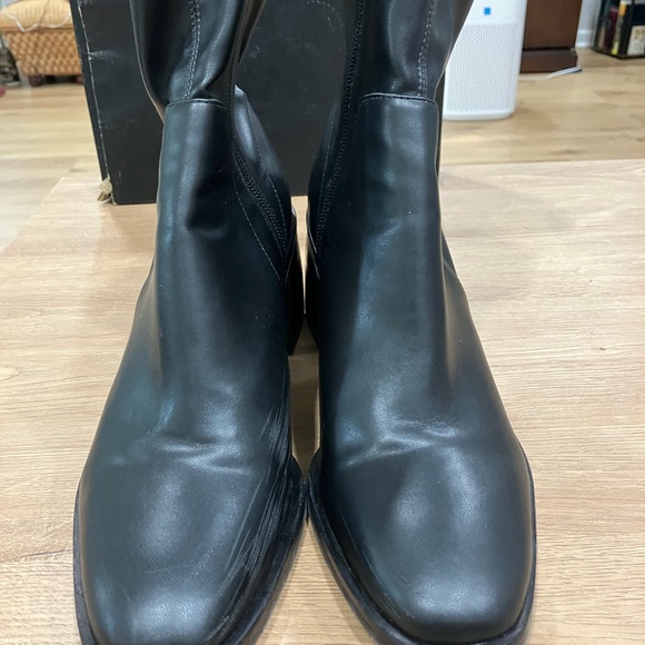 Dolce Vita Black Leather Boots - Picture 1 of 10